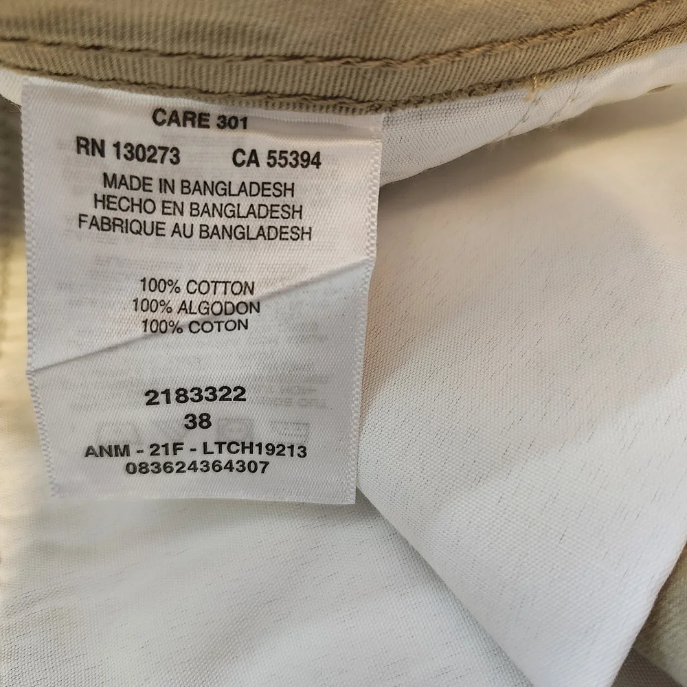 Lee Men's Beige Cargo Shorts